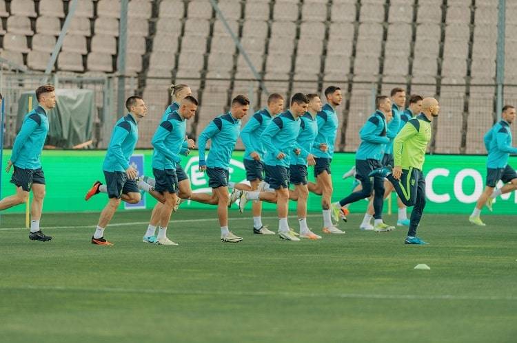 Збірна України тренування перед грою з боснійцями