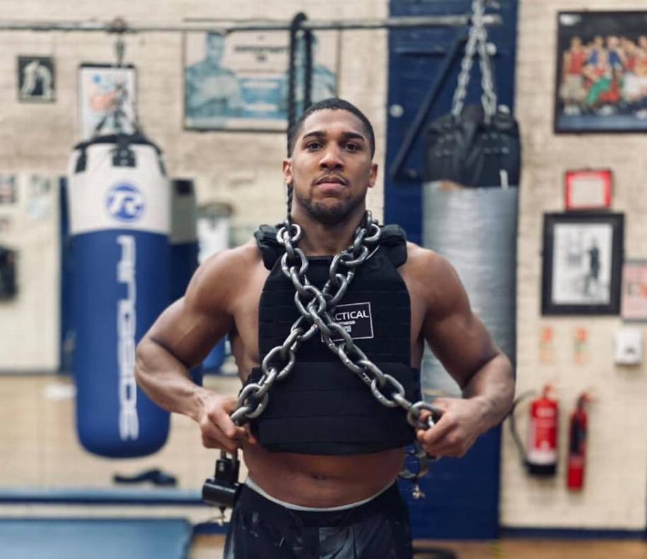 Фьюри, трепещи! Джошуа сразу после Нового года показал, как избивает мешок