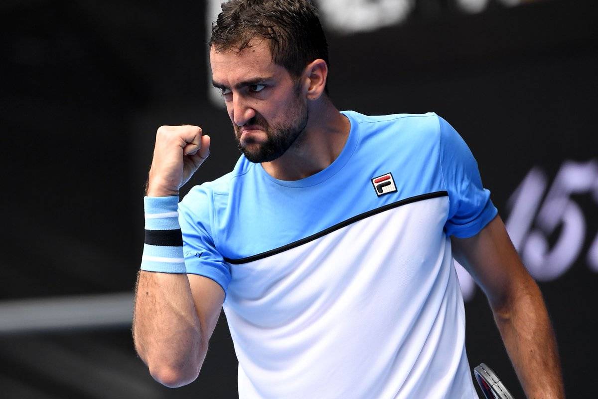 Чилич в четырех сетах оформил выход в третий раунд Australian Open
