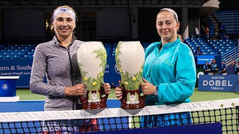 Людмила Киченок и Остапенко выиграли парный турнир WTA 1000 в Цинцинатти