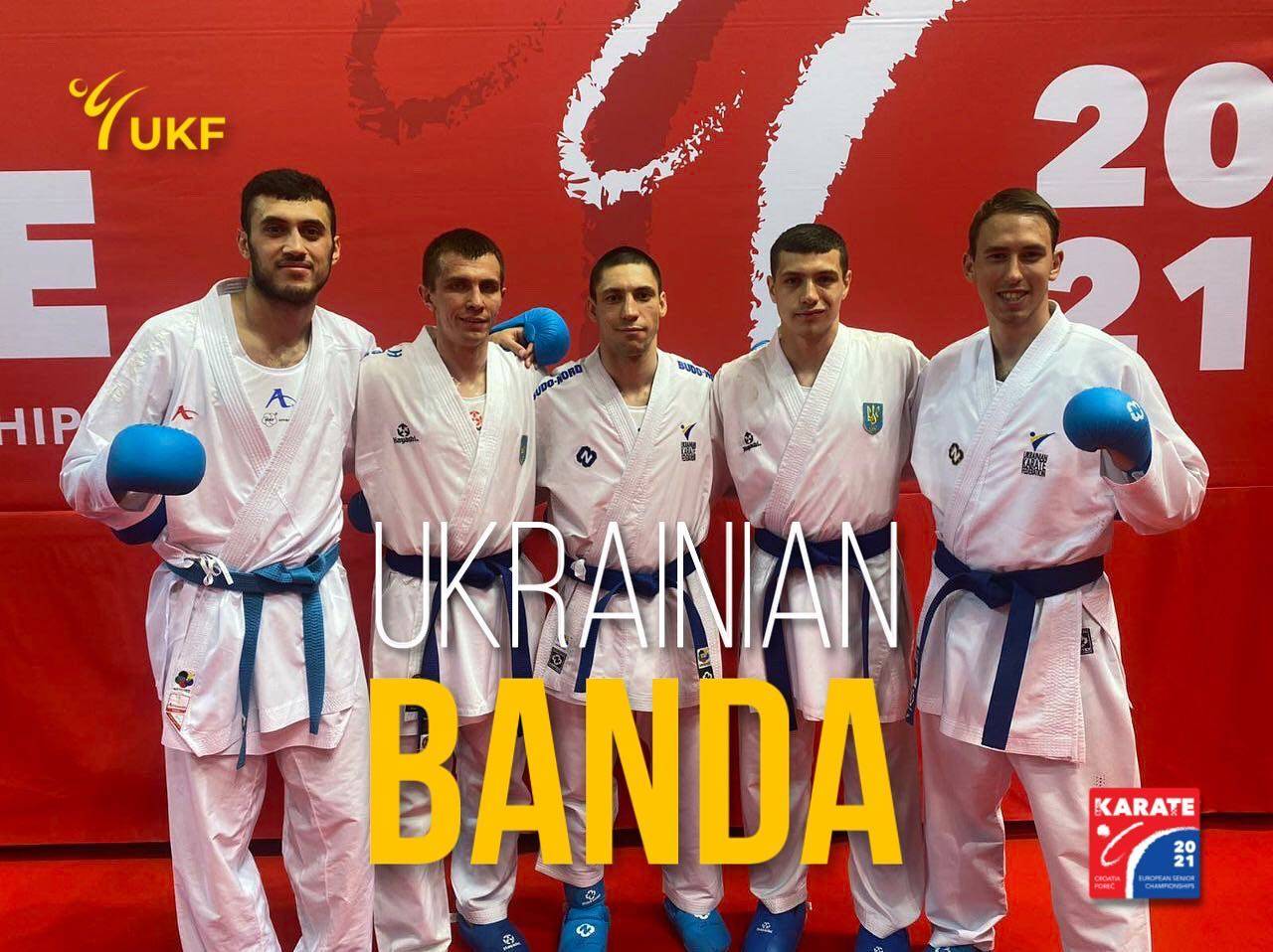 Мужская сборная Украины завоевала бронзу чемпионата Европы в командном кумитэ