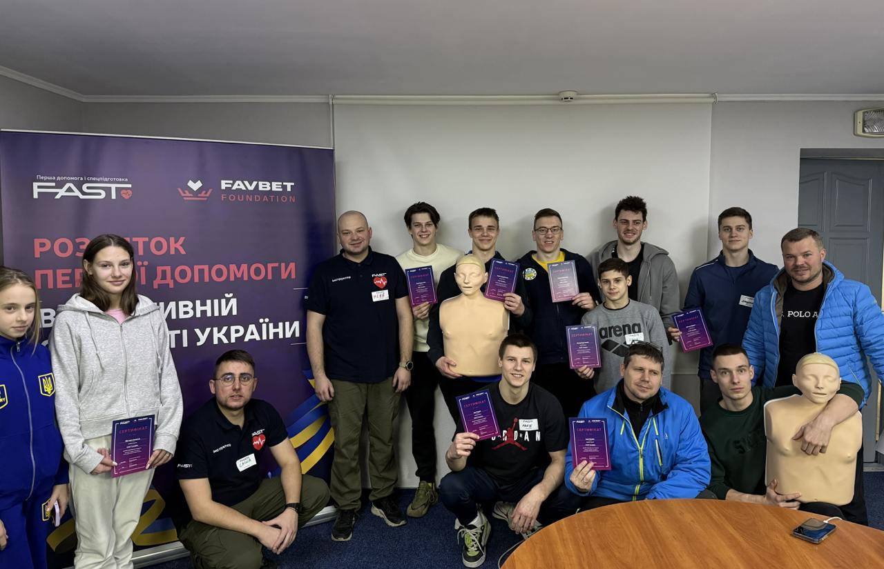 Стартував масштабний проект із навчання першої допомоги для українських тренерів та спортсменів