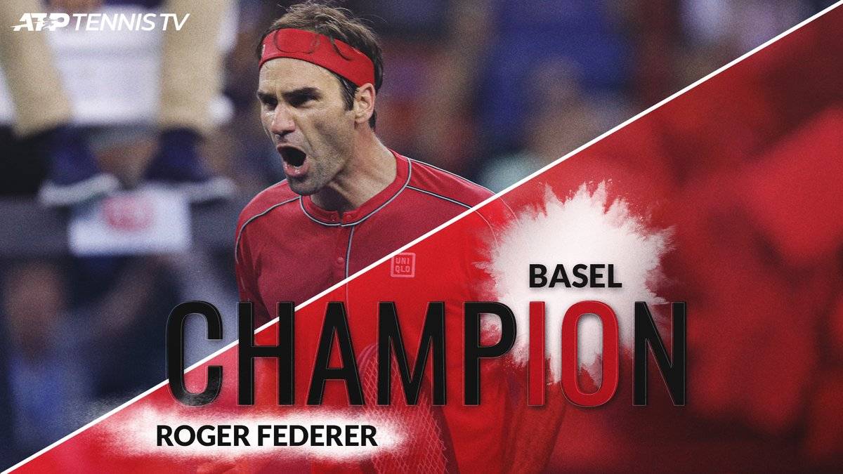 Федерер уничтожил молодого австралийца и в десятый раз выиграл турнир в Базеле