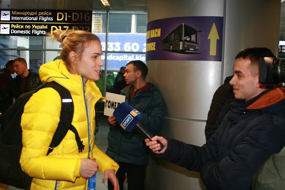 Украинские легкоатлеты прилетели в Киев с медального чемпионата Европы