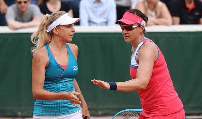 Надежда Киченок прекратила борьбу на старте парного турнира в Великобритании