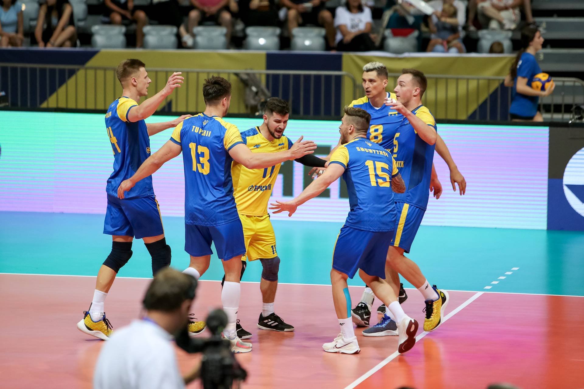 Сборная Украины обыграла Хорватию и вышла в финал Золотой Евролиги 