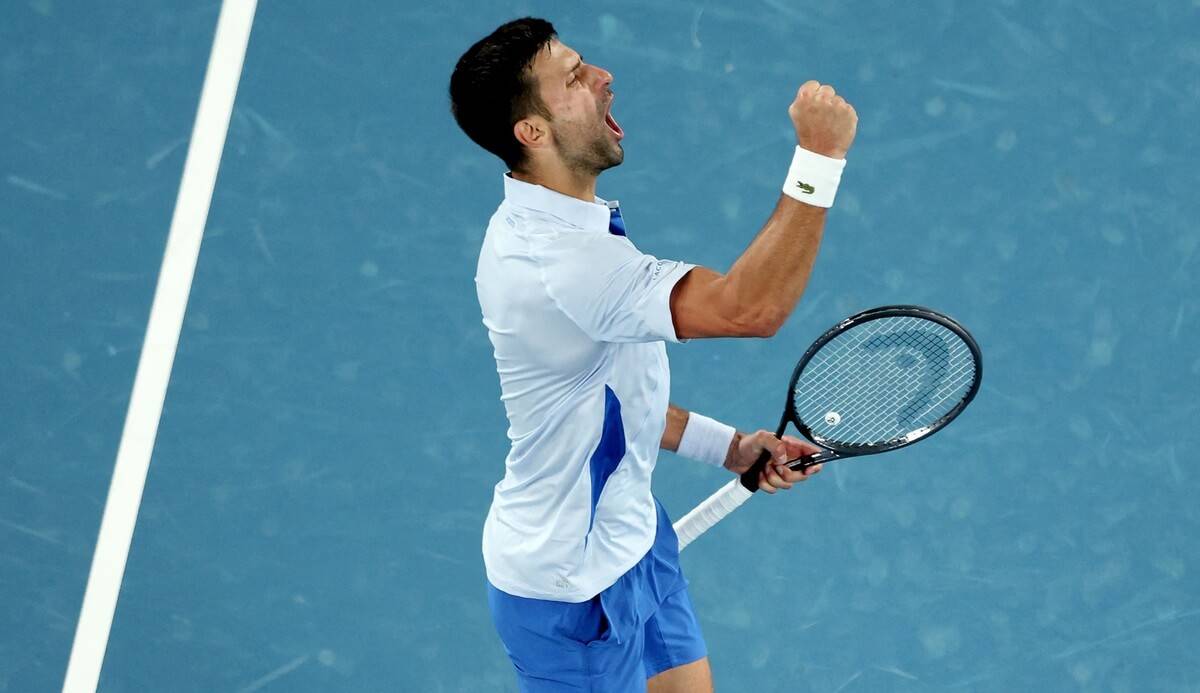Джоковичу понадобилось 4 часа, чтобы победить в первом круге Australian Open
