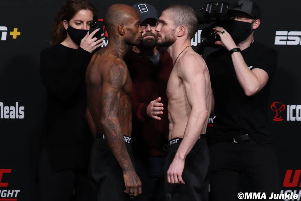 Українець Бондар провів дебютну процедуру зважування в UFC. Українець вклався в ліміт дивізіону