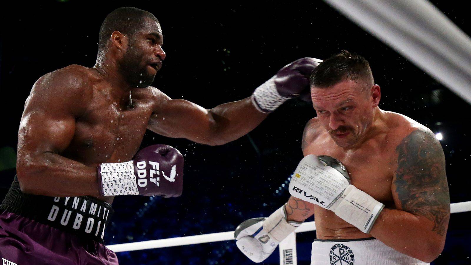 Усик та Дюбуа / Фото - Sky Sport