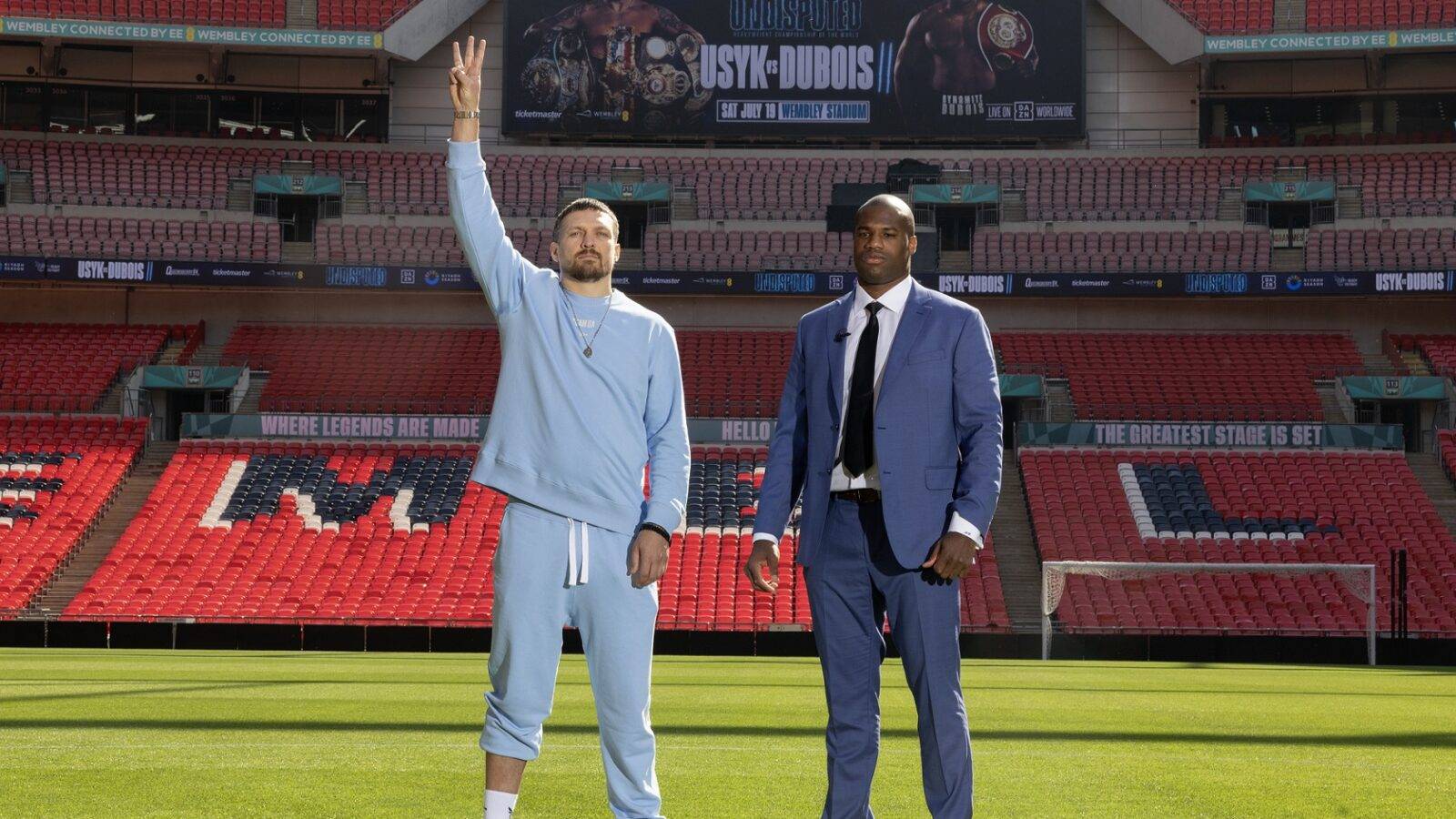 Усик та Дюбуа / Фото - Sky Sports