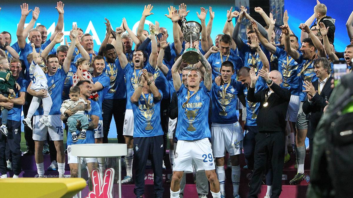 Динамо чемпіон 2025 святкування чемпіонства