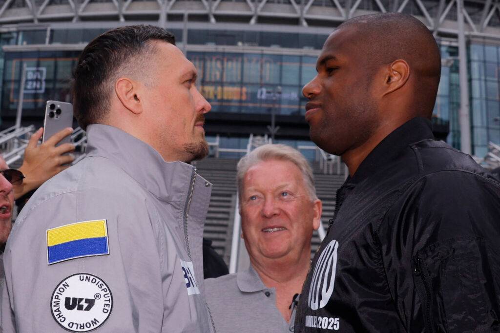 Усик та Дюбуа / Фото - Sky Sports