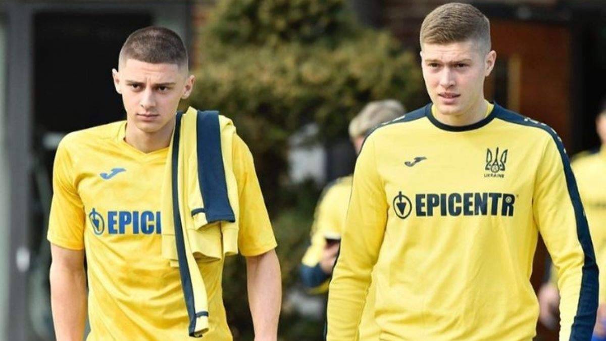 Віталій Миколенко й Артем Довбик / Фото - УАФ