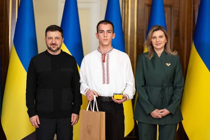 Володимир Зеленський, Марк Аветікян, Олена Зеленська