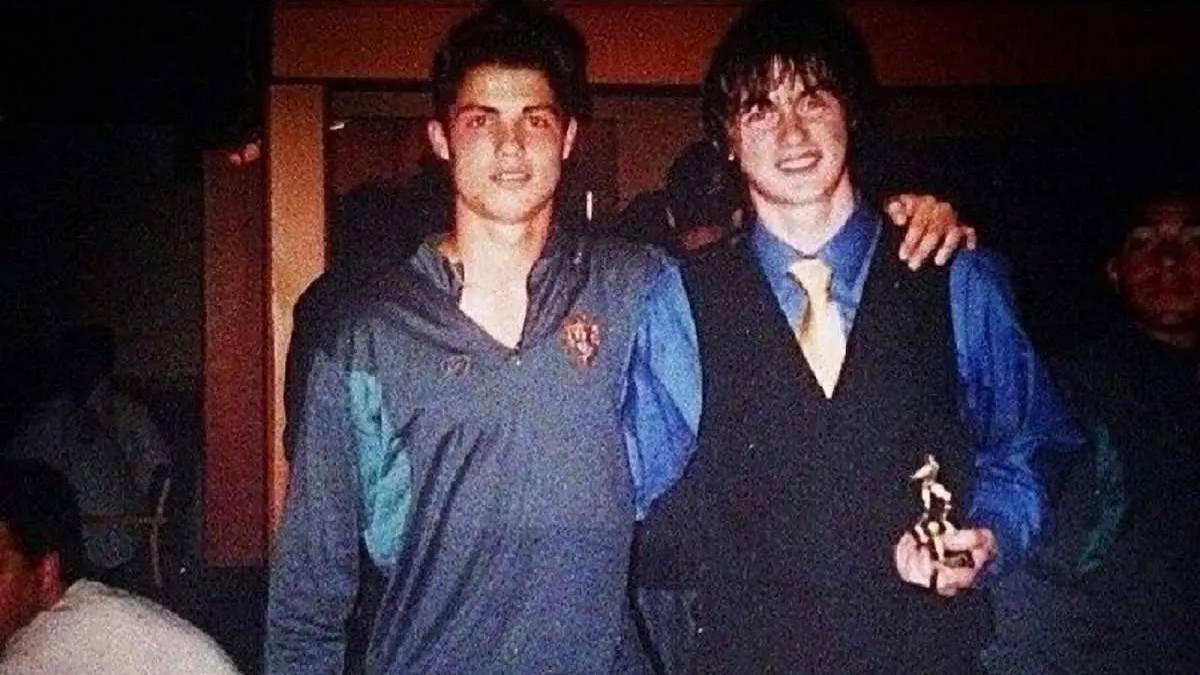 Кріштіану Роналду і Артем Мілевський. Фото: Instagram