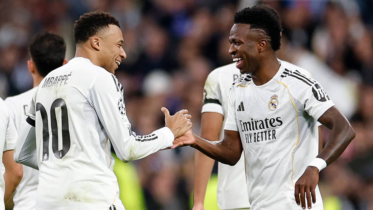 Кіліан Мбаппе та Вінісіус Жуніор. Фото: Реал Мадрид