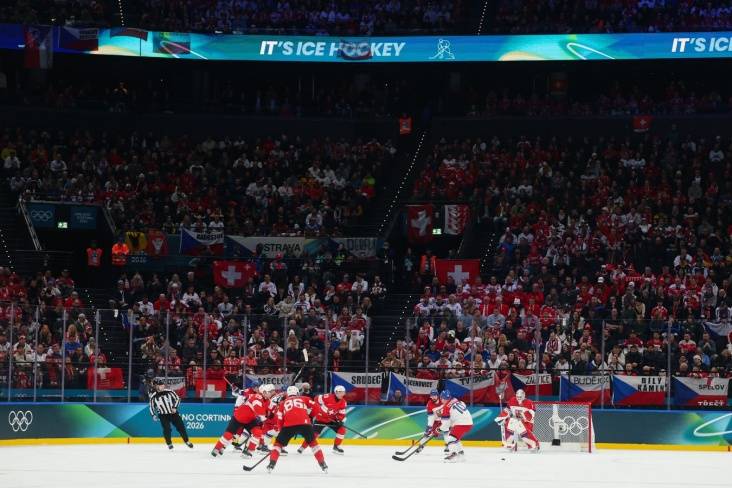 Хокей на Олімпіаді-2026 / Фото - Yahoo