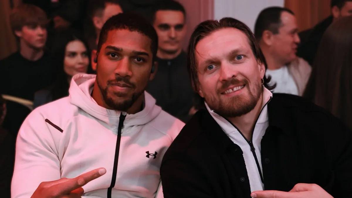 Ентоні Джошуа й Олександр Усик. Фото: Instagram