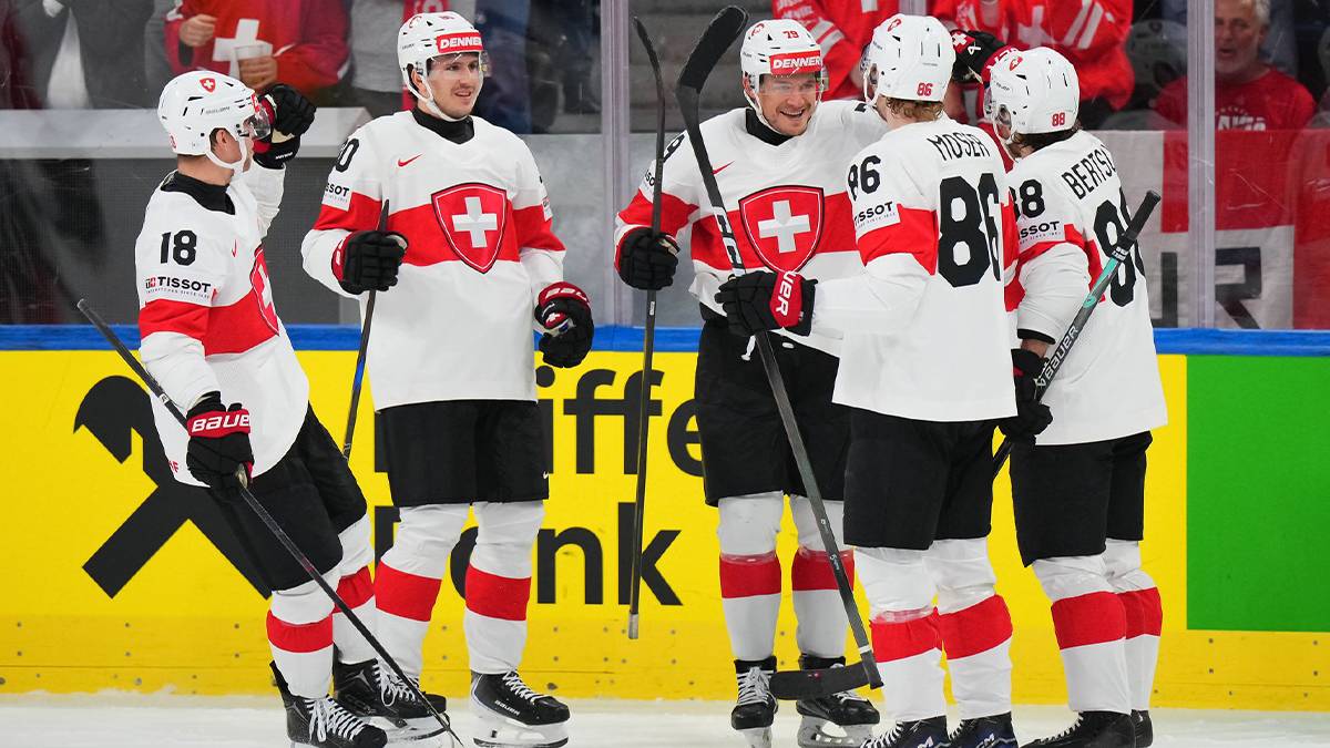 Збірна Швейцарії з хокею. Фото: IIHF
