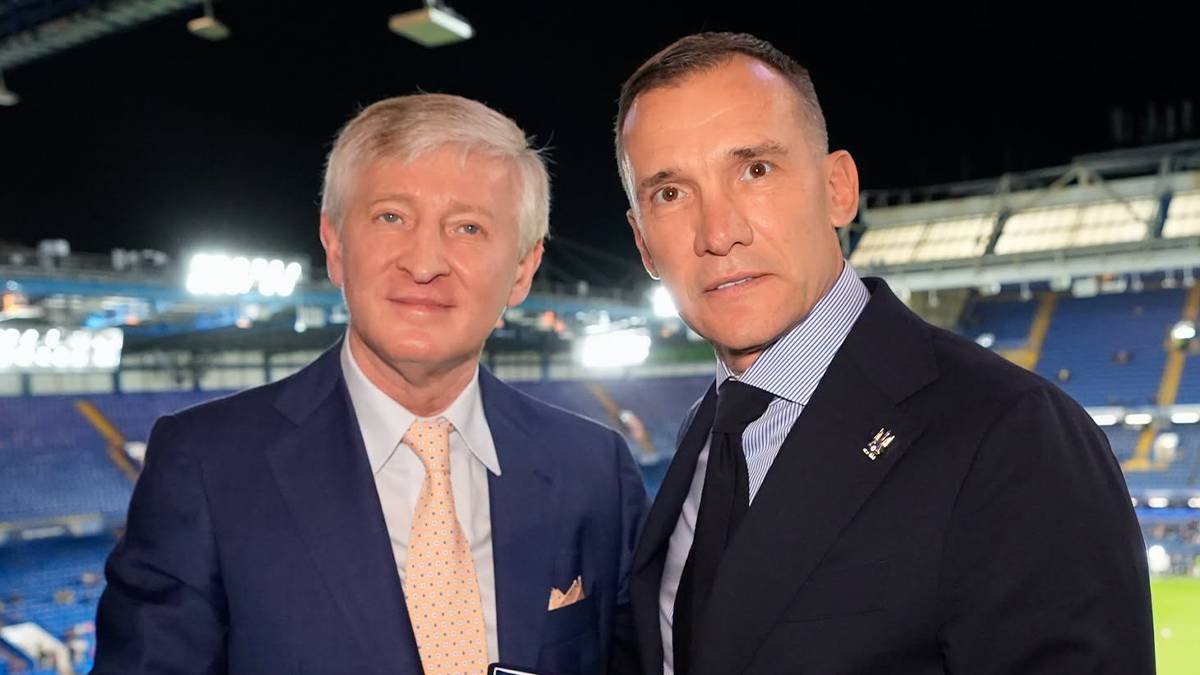 Рінат Ахметов і Андрій Шевченко. Фото: ФК Шахтар