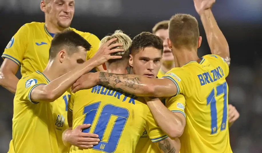 Одразу два голи молодіжної збірної України увійшли до четвірки найкращих на Євро-2023