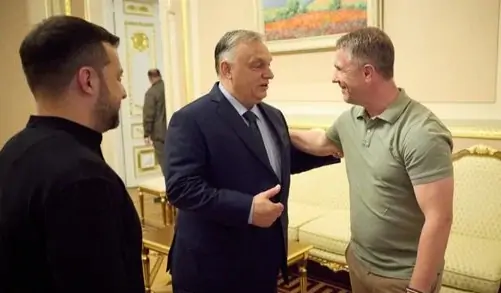 Названа причина, по которой Ребров побывал на встрече Зеленского и Орбана