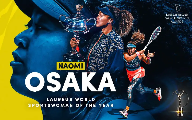 Наоми Осака стала спортсменкой года по версии Laureus