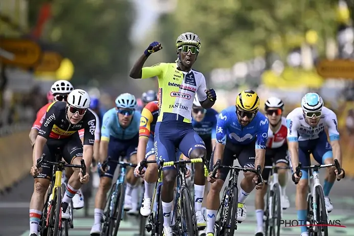 Гирмай стал победителем третьего этапа Tour de France-2024
