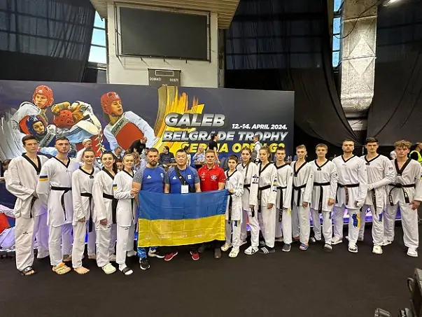 Украинские тхэквондисты завоевали шесть медалей на турнире в Сербии