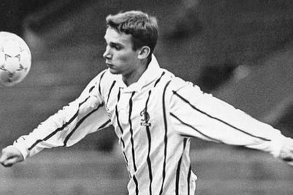 Ровно 27 лет назад Шевченко забил свой первый мяч в Лиге чемпионов. Видео