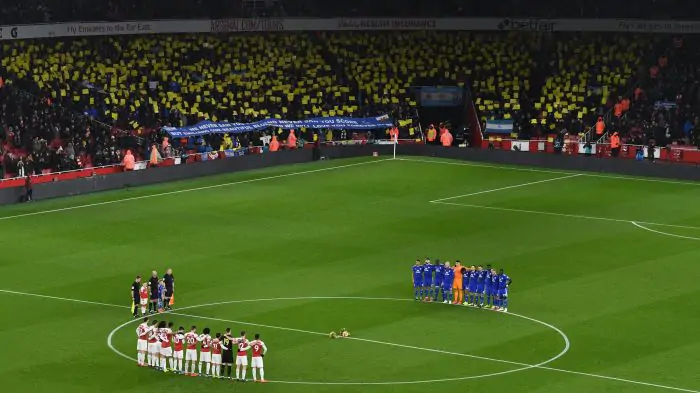 «Арсенал» и «Кардифф»  провели церемонию в честь пропавшего без вести Эмилиано Сала
