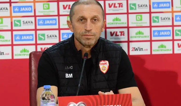 Тренер Північної Македонії Мілевскі: «Не змогли зрівняти рахунок, тому розчаровані»