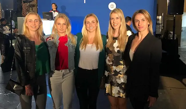 Украинские теннисистки посетили вечеринку перед началом турнира в Индиан-Уэллсе
