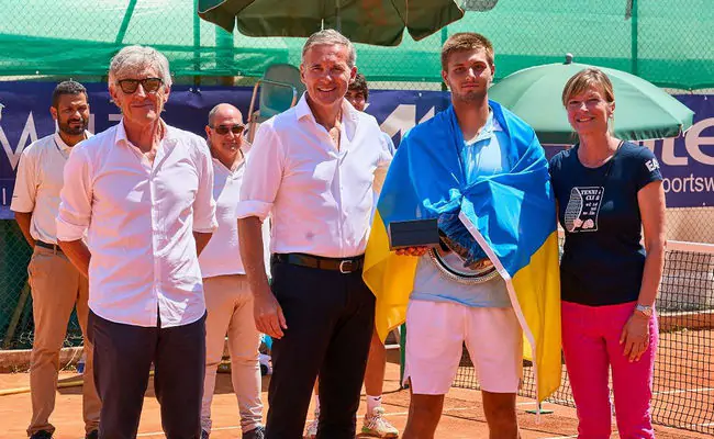 Александр Овчаренко впервые выиграл турнир ITF в одиночном разряде. Он посвятил эту победу Украине