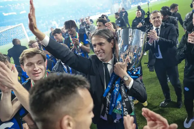 Индзаги в пятый раз выиграл Суперкубок Италии