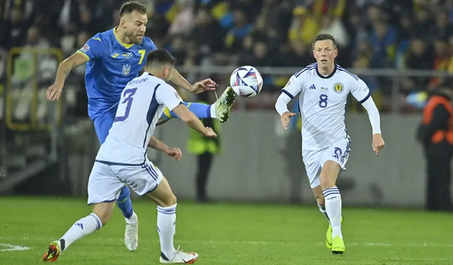 Ярмоленко заявив, що збірна України заслужила перемогти Шотландію