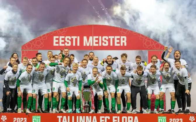 Флора знову стала чемпіоном Естонії