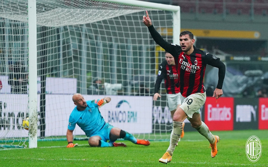«Милан» на последних минутах матча вырвал победу у «Лацио»