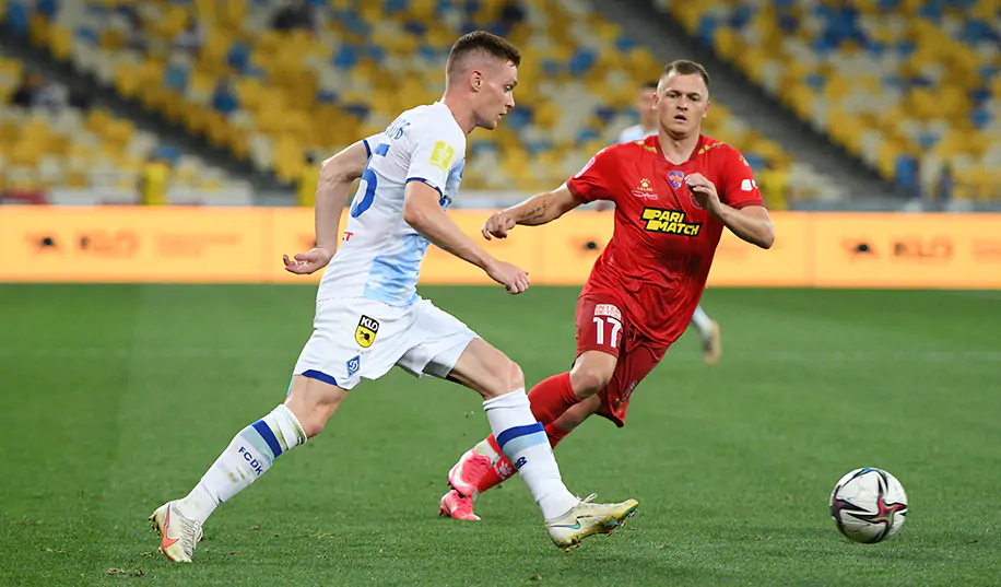 Цыганков забил юбилейный мяч за «Динамо»