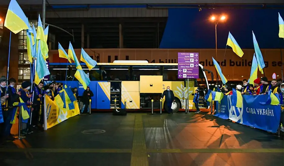 Як збірну України зустріли після повернення з Євро-2022