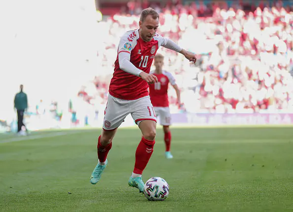 Эриксен признан лучшим игроком матча Дания – Финляндия