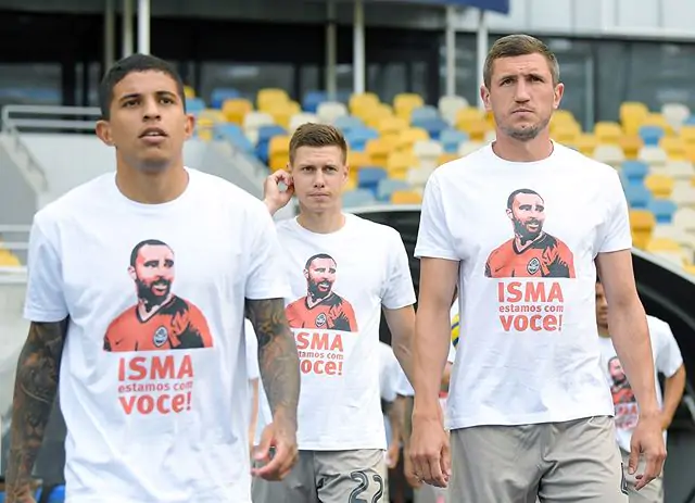 «Шахтер» поддержал травмированного Исмаили – все игроки вышли в футболках с его изображением