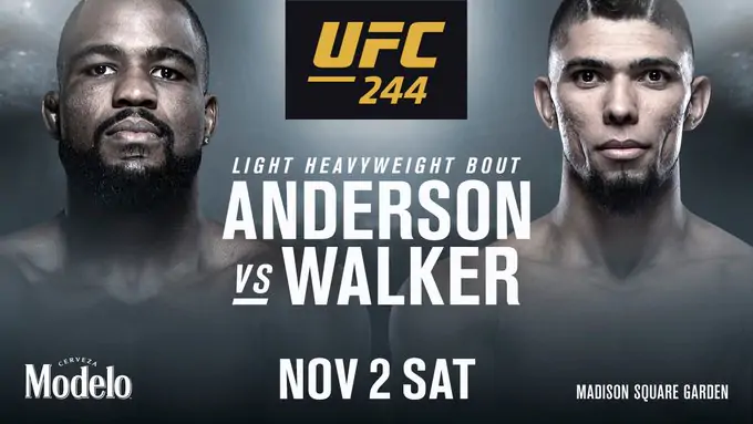 Уокер проверит крепость челюсти Андерсона на UFC 244