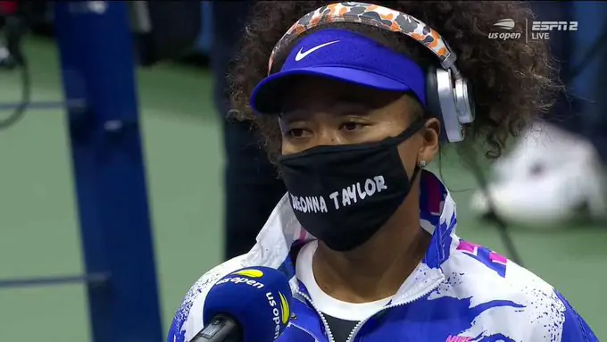 Осака вышла на матч US Open в маске с именем жертвы полиции