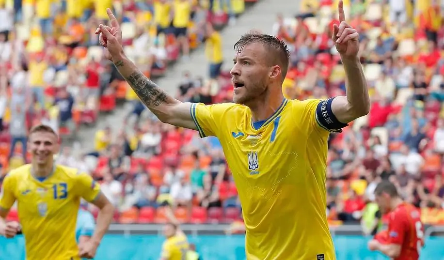 Ярмоленко в шаге от сотни проведенных матчей за сборную Украины