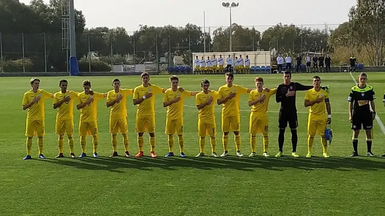 Сборная Украины U-17 проиграла Греции во втором матче элит-раунда квалификации Евро-2019