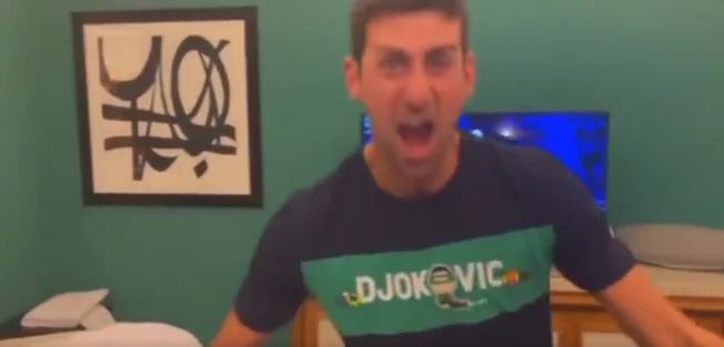 Безумные эмоции Джоковича после выхода Сербии на ЧМ-2022. Видео