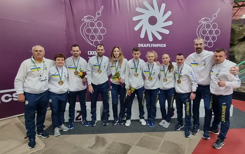 Збірна України встановила особистий рекорд за кількістю золотих нагород на Дефлімпіаді