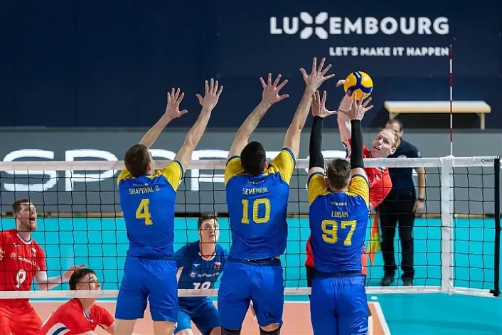 Сборная Украины проиграла Чехии в третьем матче в Золотой Евролиге