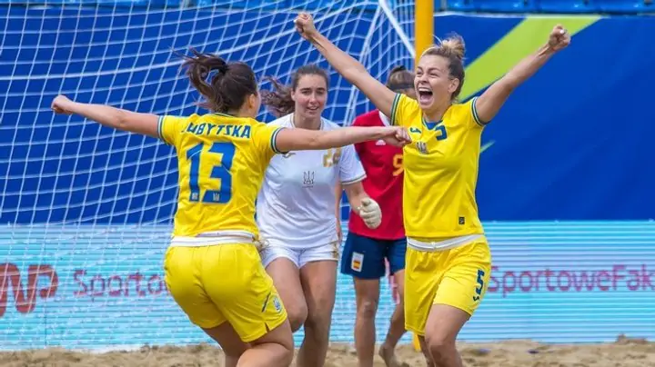 Женская сборная Украины по пляжному футболу стала финалистом Европейских игр